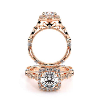 Parisian 0.3ct Cushion Halo Engagement Ring Parisian-136Cu