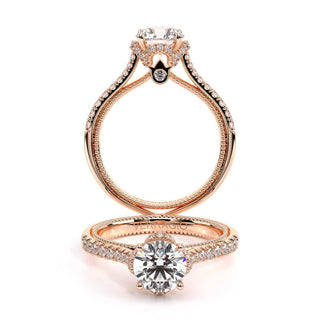 Couture 0.35ct Round Floral Engagement Ring Couture-0457R