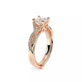 Couture 0.25ct Princess Pave Engagement Ring Couture-0421P