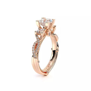 Couture 0.5ct Princess Three Stone Engagement Ring Couture-0423P