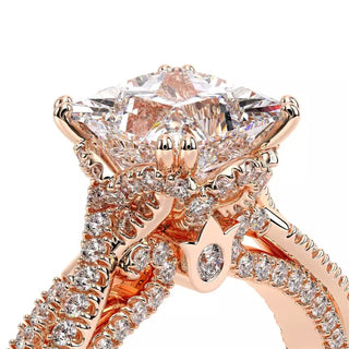 Couture 0.5ct Princess Floral Engagement Ring Couture-0451P