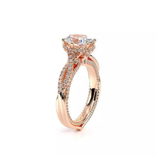 Couture 0.5ct Oval Floral Engagement Ring Couture-0451Ov