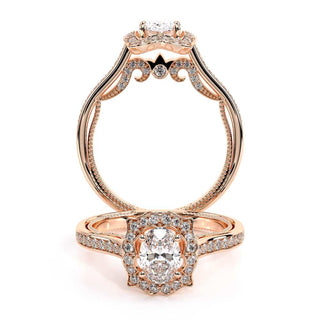 Insignia 0.35ct Oval Halo Engagement Ring Insignia-7092Ov