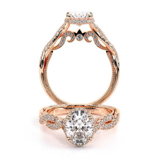 Insignia 0.35ct Oval Pave Engagement Ring Insignia-7099Ov