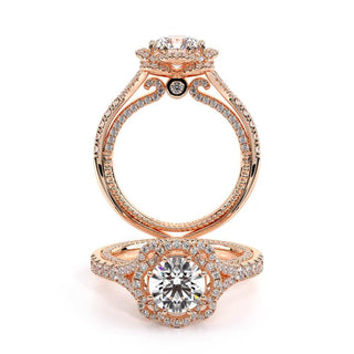 Couture 0.6ct Round Halo Engagement Ring Couture-0444