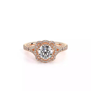 Couture 0.6ct Round Halo Engagement Ring Couture-0444