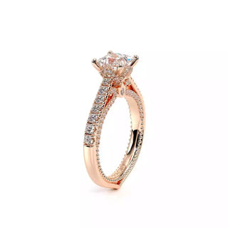 Couture 0.05ct Princess Cathedral Engagement Ring Couture-0447P