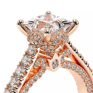 Couture 0.05ct Princess Cathedral Engagement Ring Couture-0447P