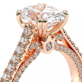 Couture 0.4ct Oval Cathedral Engagement Ring Couture-0452Ov