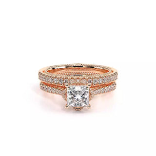 Couture 0.35ct Princess Floral Engagement Ring Couture-0457P