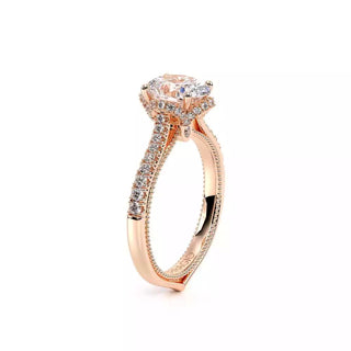 Couture 0.35ct Oval Floral Engagement Ring Couture-0457Ov