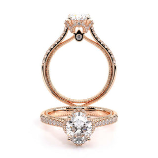 Couture 0.35ct Oval Floral Engagement Ring Couture-0457Ov