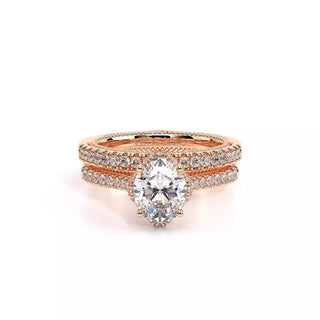 Couture 0.35ct Oval Floral Engagement Ring Couture-0457Ov