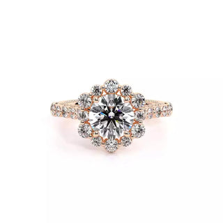 Couture 1ct Round Halo Engagement Ring Couture-0480 R