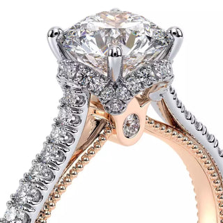 Couture 0.35ct Round Floral Engagement Ring Couture-0457R