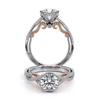 Insignia 0.4ct Round Pave Engagement Ring Insignia-7091R