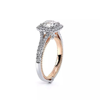 Couture 0.4ct Cushion Split Shank Engagement Ring Couture-0424Cu