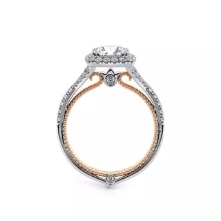 Couture 0.4ct Cushion Split Shank Engagement Ring Couture-0424Cu