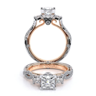 Couture 0.5ct Princess Sidestone Engagement Ring Couture-0423P