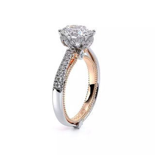 Couture 0.5ct Oval Pave Engagement Ring Couture-0429Dov