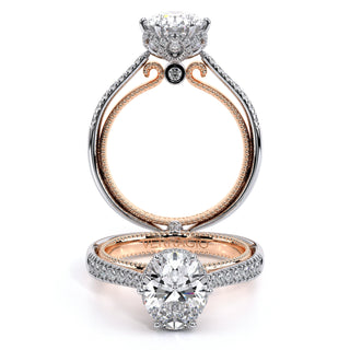 Couture 0.5ct Oval Pave Engagement Ring Couture-0429Dov