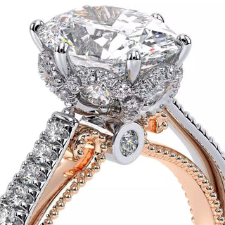 Couture 0.5ct Oval Floral Engagement Ring Couture-0429Dov