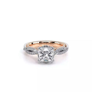 Couture 0.5ct Princess Floral Engagement Ring Couture-0451P