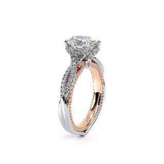 Couture 0.5ct Oval Floral Engagement Ring Couture-0451Ov