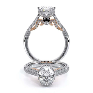 Insignia 0.45ct Oval Pave Engagement Ring Insignia-7104Ov