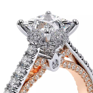 Couture 0.05ct Princess Cathedral Engagement Ring Couture-0447P