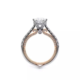 Couture 0.5ct Oval Cathedral Engagement Ring Couture-0447Ov