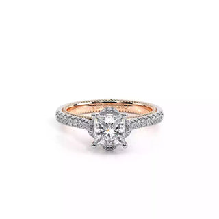 Couture 0.35ct Princess Floral Engagement Ring Couture-0457P