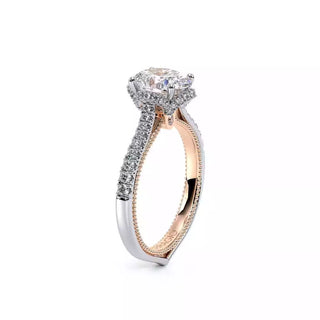 Couture 0.35ct Oval Floral Engagement Ring Couture-0457Ov