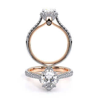 Couture 0.35ct Oval Floral Engagement Ring Couture-0457Ov