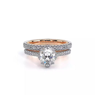 Couture 0.35ct Oval Floral Engagement Ring Couture-0457Ov