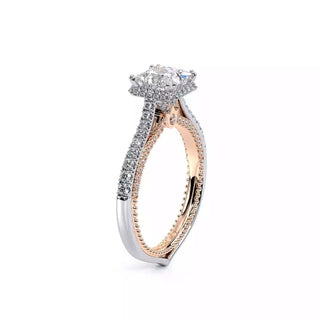 Couture 0.5ct Princess Halo Engagement Ring Couture-0482Pr