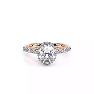 Couture 0.5ct Oval Halo Engagement Ring Couture-0482Ov