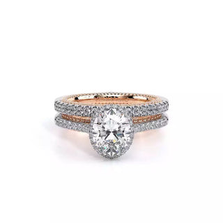 Couture 0.5ct Oval Halo Engagement Ring Couture-0482Ov