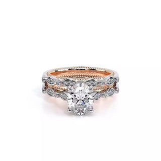 Couture 0.15ct Oval Pave Engagement Ring Couture-0476Ov