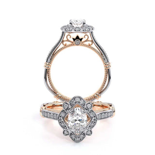 Parisian 0.3 Oval Halo Engagement Ring Parisian-157Ov