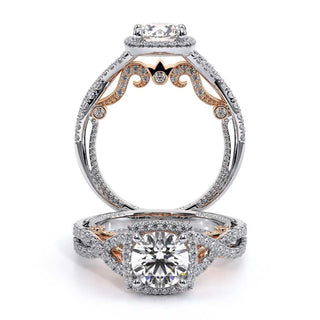 Insignia 0.45ct Cushion Halo Engagement Ring Insignia-7070Cu