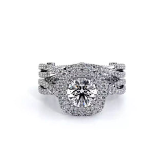 Insignia 0.55ct Cushion Pave Engagement Ring Insignia-7084Cu-Tt