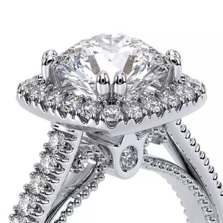 Couture 0.3ct Cushion Halo Engagement Ring Couture-0420Cu