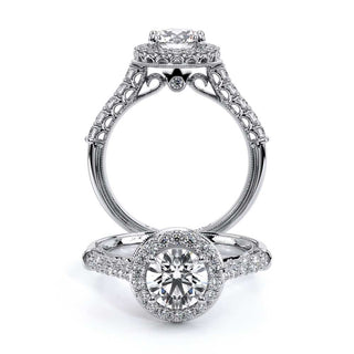 Renaissance 0.5 Round Halo Engagement Ring Renaissance-903-R7