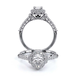 Renaissance 0.65 Oval Halo Engagement Ring Renaissance-908Ov