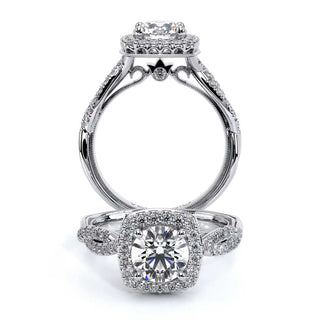 Renaissance 0.45 Round Halo Engagement Ring Renaissance-918Cu7