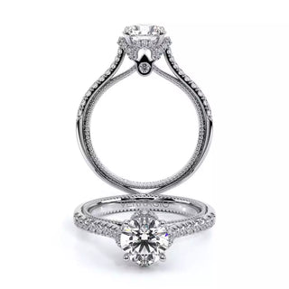 Couture 0.35ct Round Floral Engagement Ring Couture-0457R