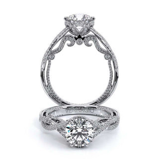 Insignia 0.4ct Round Pave Engagement Ring Insignia-7091R