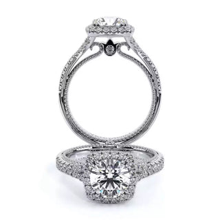 Couture 0.4ct Cushion Split Shank Engagement Ring Couture-0424Cu