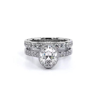 Insignia 0.45ct Oval Halo Engagement Ring Insignia-7102Ov